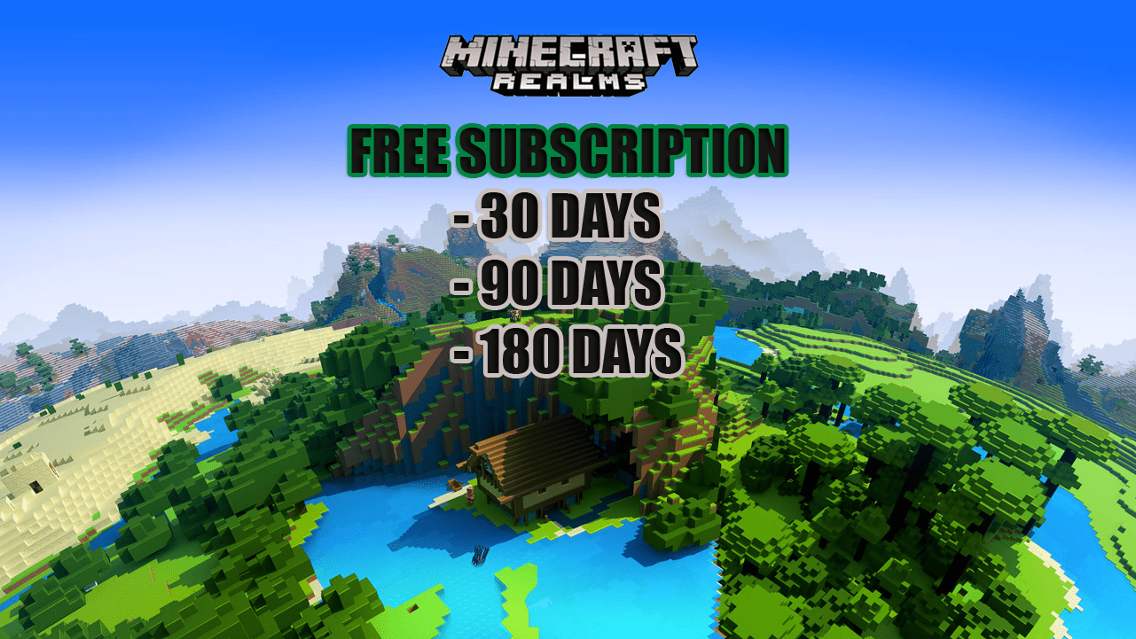 How to Get 180 Days Minecraft PE Realms Plus for Free Looking For Clan